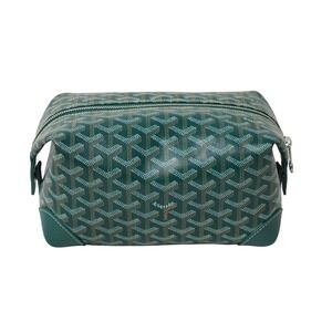 Goyard Boeing clutch green bag
